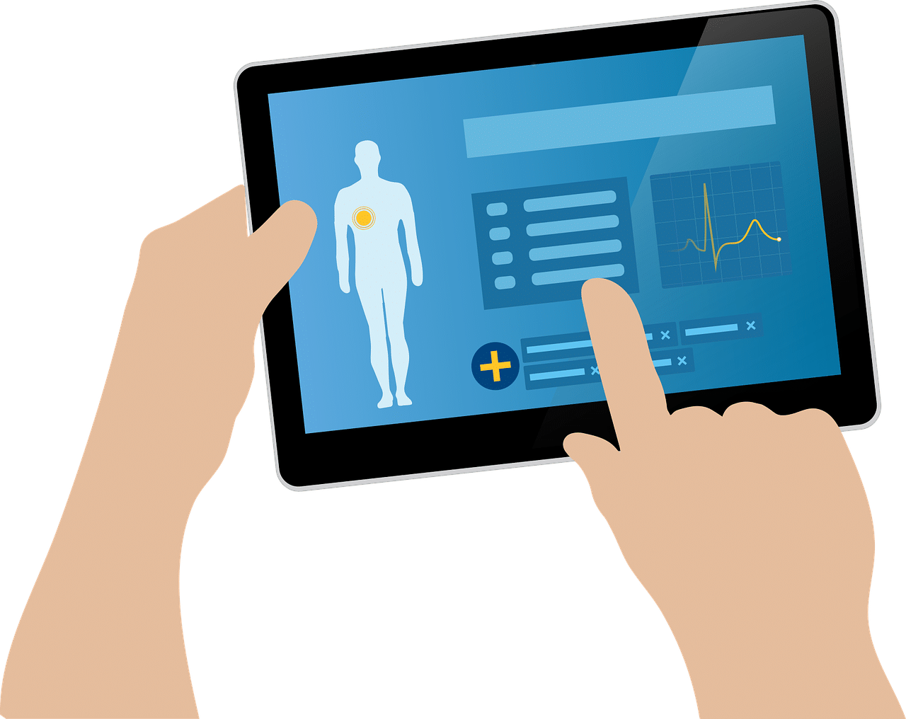 ehr, emr, electronic medical record graphic