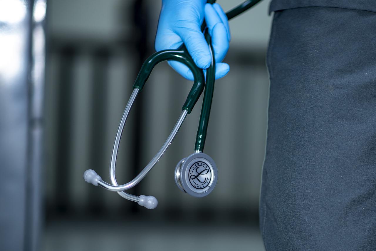 doctor holding stethoscope