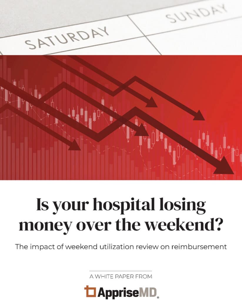 Is your hospital losing money over the weekend? The impact of weekend utilization review.