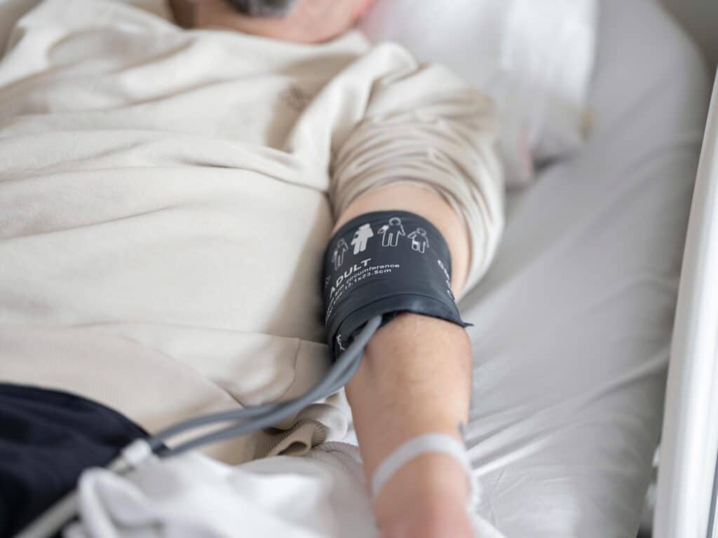MA patient in hospital