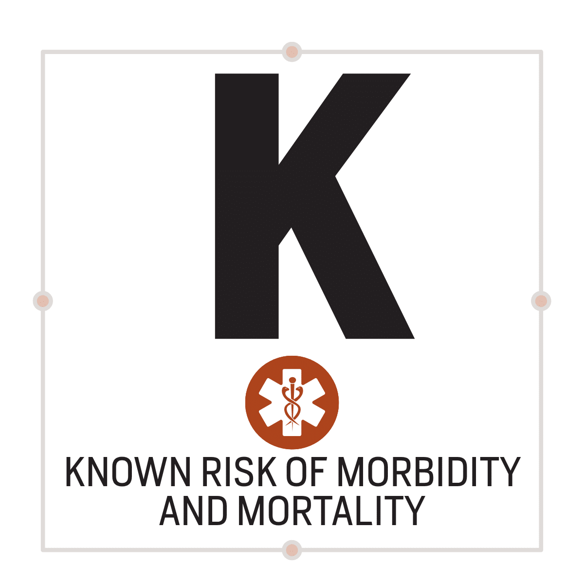 K known risk known risk of morbidity and mortality